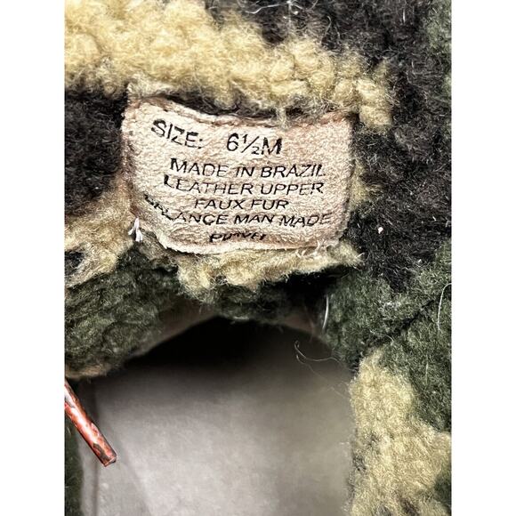 Bernardo Dana Green Suede Boot Womens 6.5 Sherpa lined Lace up Outdoors - Picture 5 of 9